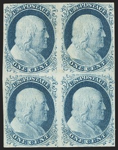 Sale 1150, Lot 559, 1c 1851-56 Issue (Scott 5-9)