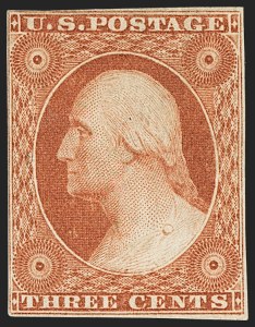 Sale 1150, Lot 563, 3c-5c 1851-56 Issue (Scott 11-12)