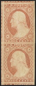 Sale 1150, Lot 565, 3c-5c 1851-56 Issue (Scott 11-12)