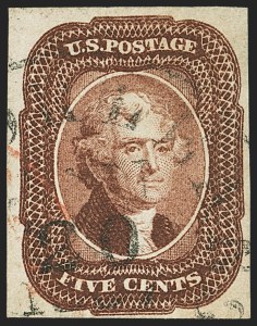 Sale 1150, Lot 570, 3c-5c 1851-56 Issue (Scott 11-12)