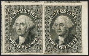 Sale 1150, Lot 586, 10c-12c 1851-56 Issue (Scott 13-17)