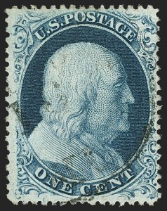 Sale 1150, Lot 594, 1c-5c 1857-60 Issue (Scott 18-30A)