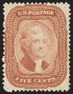 Sale 1150, Lot 600, 1c-5c 1857-60 Issue (Scott 18-30A)