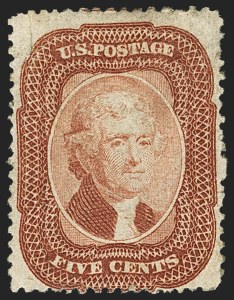 Sale 1150, Lot 602, 1c-5c 1857-60 Issue (Scott 18-30A)