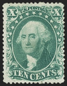 Sale 1150, Lot 613, 10c-90c 1857-60 Issue (Scott 31-39)