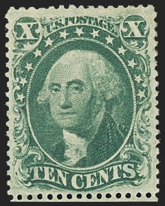 Sale 1150, Lot 616, 10c-90c 1857-60 Issue (Scott 31-39)