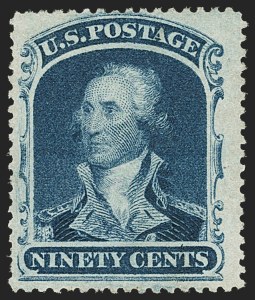Sale 1150, Lot 630, 10c-90c 1857-60 Issue (Scott 31-39)