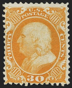 Sale 1150, Lot 645, 1875 Reprint of 1857-60 Issue (Scott 40-47)
