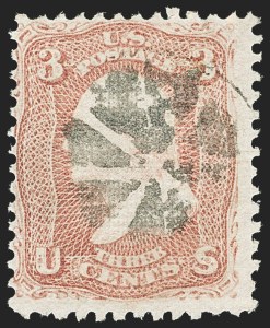 Sale 1150, Lot 677, 1867-68 Grilled Issue (Scott 79-101)