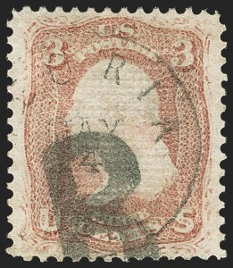 Sale 1150, Lot 680, 1867-68 Grilled Issue (Scott 79-101)