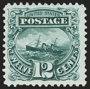 Sale 1150, Lot 749, 1875 Re-Issue of 1869 Pictorial Issue (Scott 123-133a)