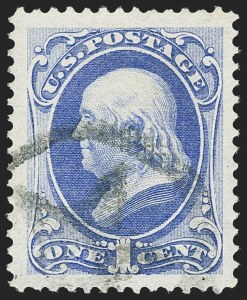 Sale 1150, Lot 775, 1870-71 National Bank Note Co. Grilled Issue (Scott 134-144)
