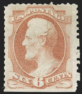 Sale 1150, Lot 796, 1875 Continental Bank Note Co. Hard Paper Special Printing (Scott 167-177, 180)