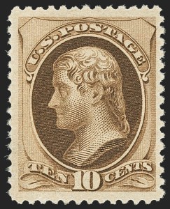 Sale 1150, Lot 809, 1879 American Bank Note Co. Issue (Scott 182-191)