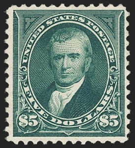 Sale 1150, Lot 885, 1894 Unwatermarked Bureau Issue (Scott 246-263)