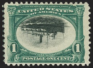 Sale 1150, Lot 937, 1901 Pan-American Issue Inverts (Scott 294a-296a)