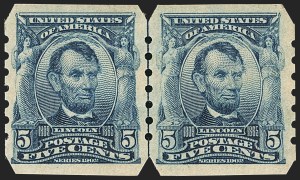 Sale 1150, Lot 970, 1902-08 Imperforate Issues incl. Scott 341A (Scott 314-315)