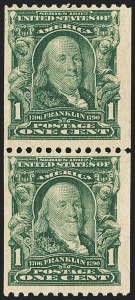 Sale 1150, Lot 972, 1908 First Government Coil Rarities (Scott 316-322)
