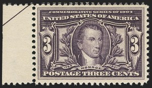 Sale 1150, Lot 990, 1904 Louisiana Purchase Issue (Scott 323-327)