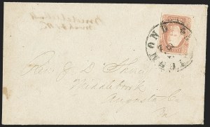 Sale 1155, Lot 3036, Confederate States, General Issues on-Cover