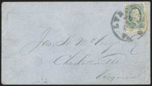 Sale 1155, Lot 3041, Confederate States, General Issues on-Cover