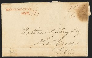 Sale 1155, Lot 3089, Stampless Covers by State