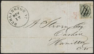 Sale 1155, Lot 3090, Stampless Covers by State