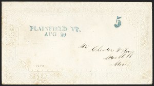 Sale 1155, Lot 3096, Stampless Covers by State