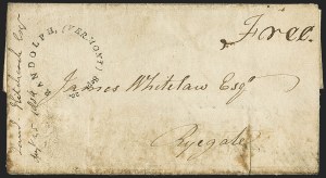 Sale 1155, Lot 3097, Stampless Covers by State