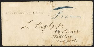 Sale 1155, Lot 3099, Stampless Covers by State