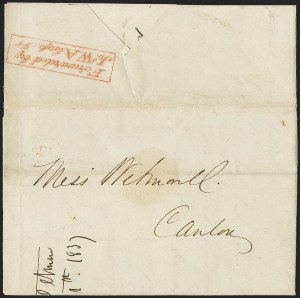 Sale 1155, Lot 3121, China Mails, Outbound, Stampless and Stamped