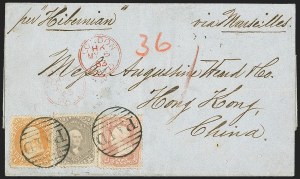 Sale 1155, Lot 3135, China Mails, Outbound, Stampless and Stamped