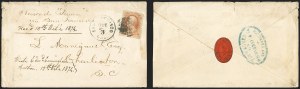 Sale 1155, Lot 3139, China Mails, Outbound, Stampless and Stamped