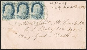 Sale 1155, Lot 3182, 1851-60 Issues