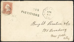 Sale 1155, Lot 3196, 1861-68 Issues