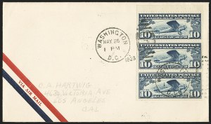 Sale 1155, Lot 3225, Air Post and Flight Covers