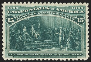 Sale 1156, Lot 3411, 1893 Columbian Issue (Scott 230-245)