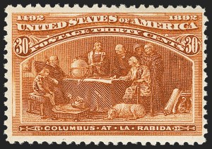 Sale 1156, Lot 3413, 1893 Columbian Issue (Scott 230-245), 30c Columbian (239) Sale 1156, Lot 3413, 1893 Columbian Issue (Scott 230-245)