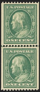 Sale 1156, Lot 3515, 1908-10 Washington-Franklin Issues (Scott 331-356)