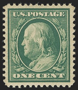 Sale Number 1156, Lot Number 3525, 1909 Bluish Paper Issue (Scott 357-366)