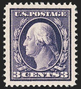 Sale 1156, Lot 3540, 1910-13 Washington-Franklin Issue (Scott 374-396)