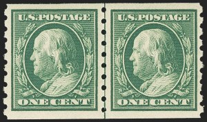 Sale 1156, Lot 3558, 1910-13 Washington-Franklin Issue (Scott 374-396)