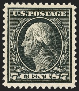 Sale 1156, Lot 3571, 1912-14 Washington-Franklin Issues (Scott 405-423)