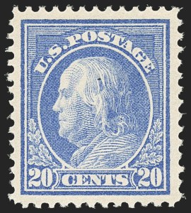 Sale Number 1156, Lot Number 3584, 1912-14 Washington-Franklin Issues (Scott 405-423)