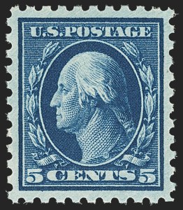 Sale Number 1156, Lot Number 3599, 1913-15 Washington-Franklin Issues (Scott 424-440)