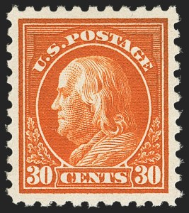 Sale Number 1156, Lot Number 3617, 1913-15 Washington-Franklin Issues (Scott 424-440)
