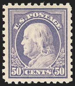 Sale Number 1156, Lot Number 3619, 1913-15 Washington-Franklin Issues (Scott 424-440)
