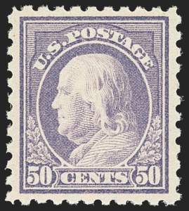 Sale Number 1156, Lot Number 3621, 1913-15 Washington-Franklin Issues (Scott 424-440)