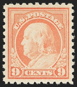 Sale 1156, Lot 3660, 1916-17 Washington-Franklin Issues (Scott 462-480)