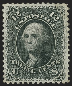 Sale 1159, Lot 102, 1867-68 Grilled Issue (Scott 79-101)